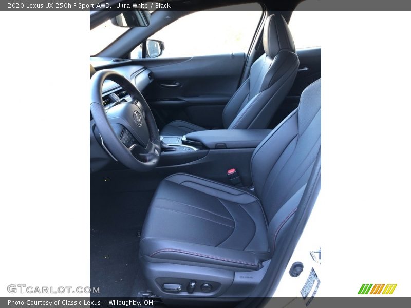 Ultra White / Black 2020 Lexus UX 250h F Sport AWD