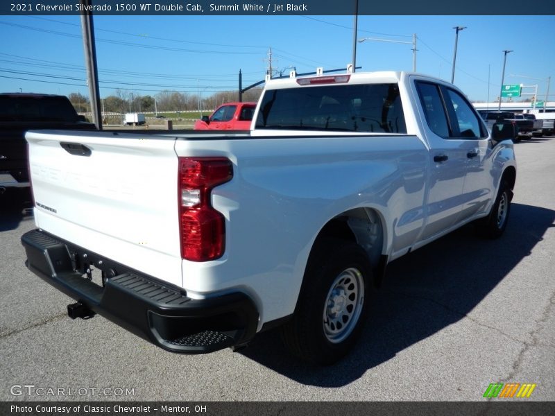Summit White / Jet Black 2021 Chevrolet Silverado 1500 WT Double Cab