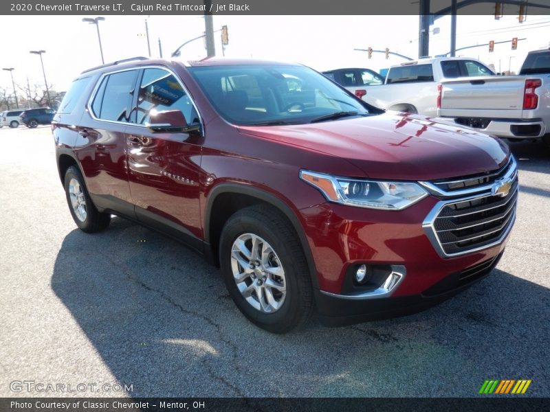 Cajun Red Tintcoat / Jet Black 2020 Chevrolet Traverse LT