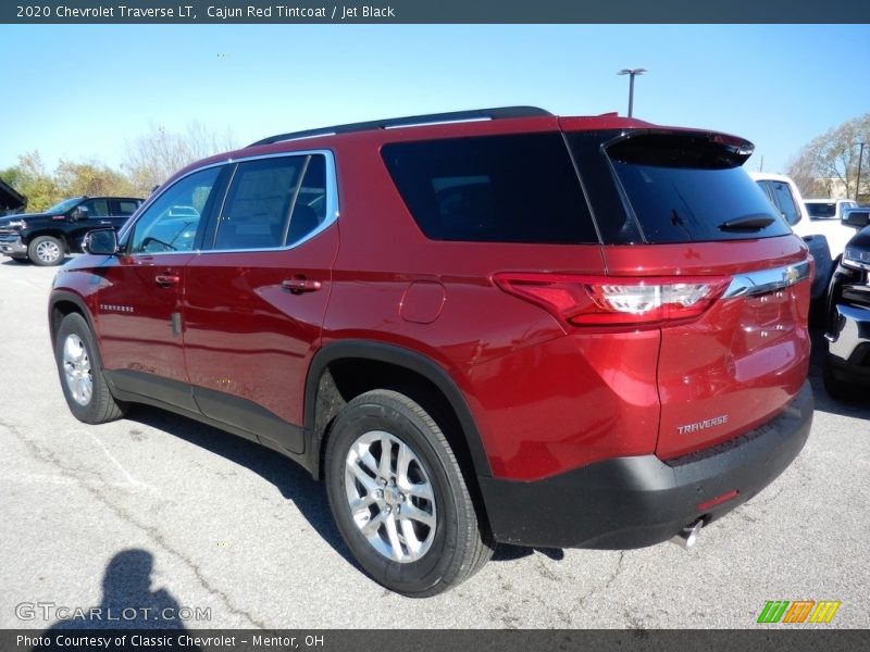 Cajun Red Tintcoat / Jet Black 2020 Chevrolet Traverse LT