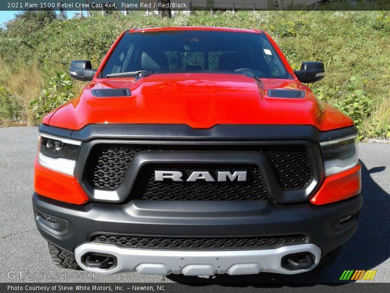 Flame Red / Red/Black 2021 Ram 1500 Rebel Crew Cab 4x4