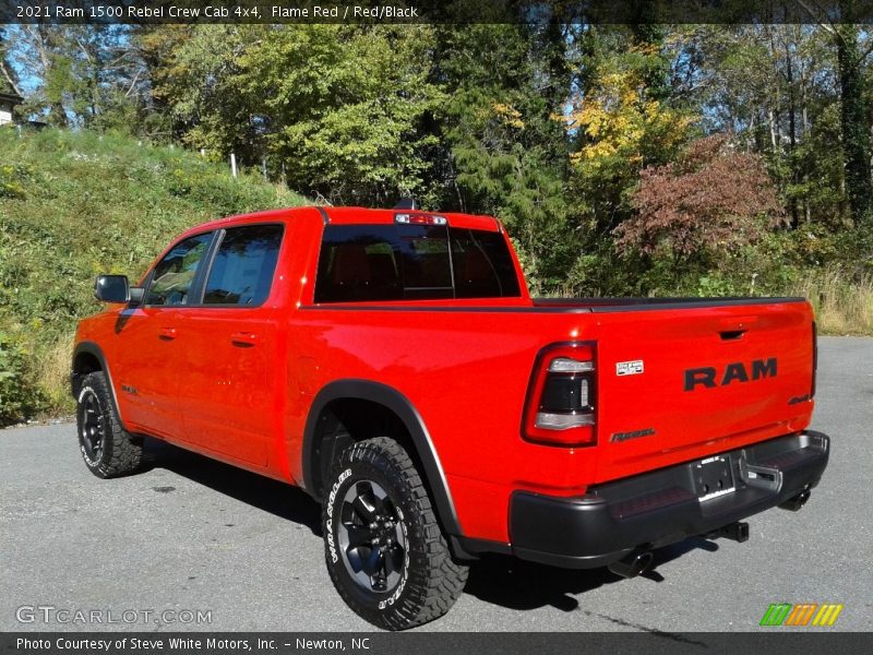 Flame Red / Red/Black 2021 Ram 1500 Rebel Crew Cab 4x4