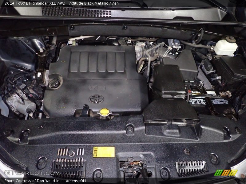 Attitude Black Metallic / Ash 2014 Toyota Highlander XLE AWD