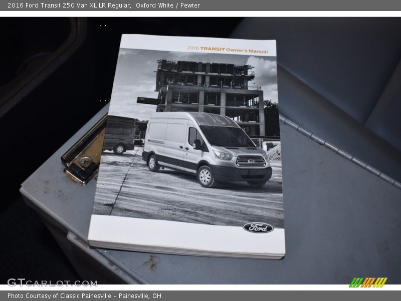 Oxford White / Pewter 2016 Ford Transit 250 Van XL LR Regular