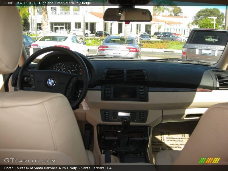 Highland Green Metallic / Beige 2006 BMW X5 3.0i