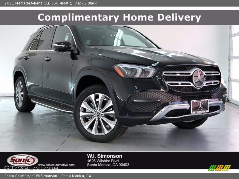 Black / Black 2021 Mercedes-Benz GLE 350 4Matic