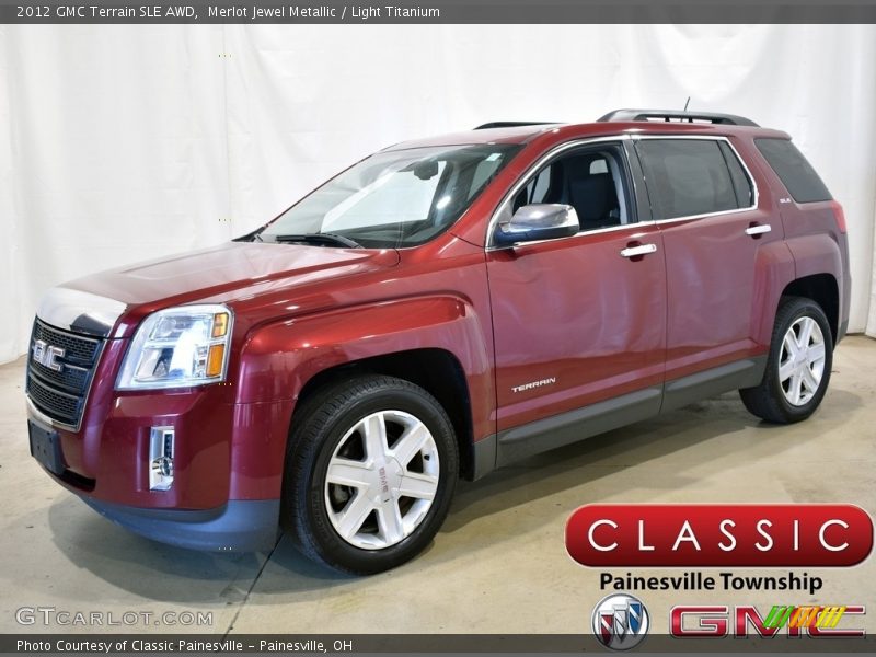 Merlot Jewel Metallic / Light Titanium 2012 GMC Terrain SLE AWD