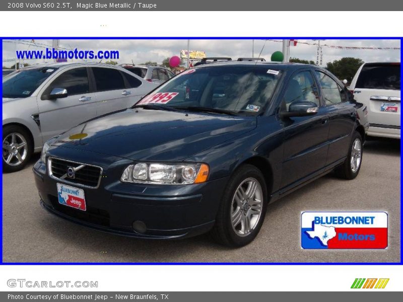 Magic Blue Metallic / Taupe 2008 Volvo S60 2.5T