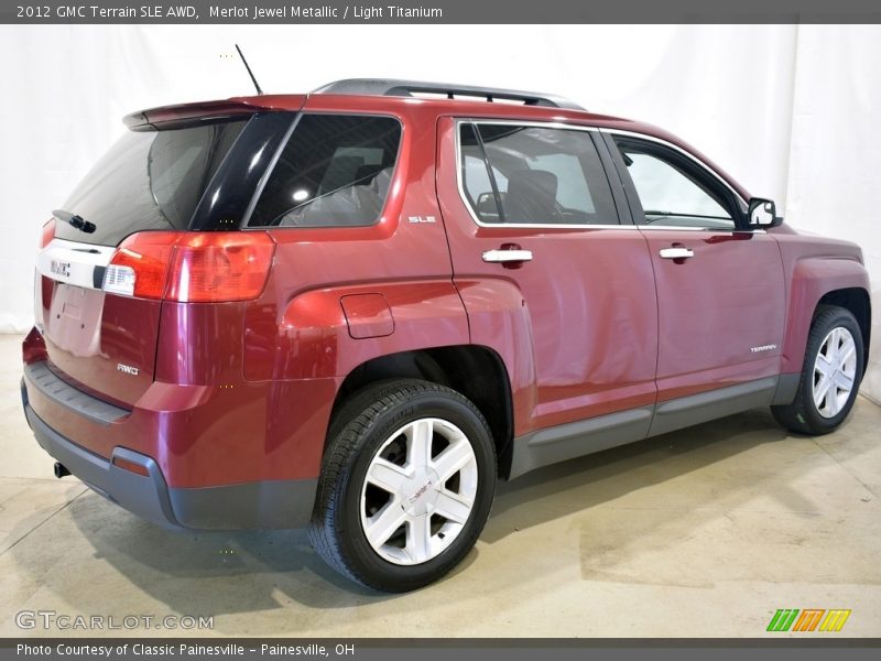 Merlot Jewel Metallic / Light Titanium 2012 GMC Terrain SLE AWD