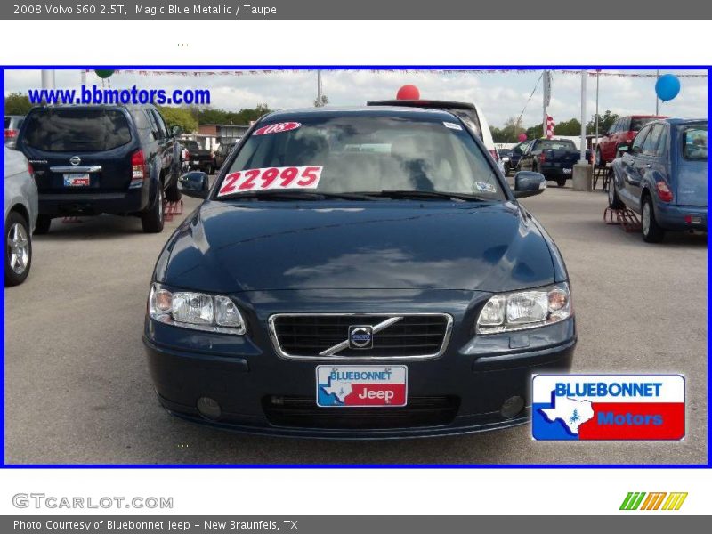 Magic Blue Metallic / Taupe 2008 Volvo S60 2.5T