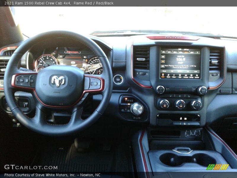 Flame Red / Red/Black 2021 Ram 1500 Rebel Crew Cab 4x4