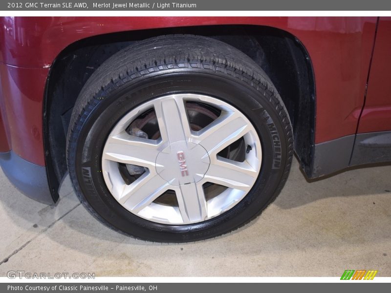 Merlot Jewel Metallic / Light Titanium 2012 GMC Terrain SLE AWD