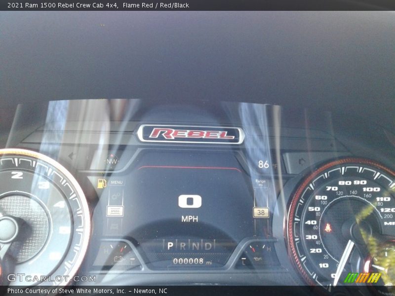Flame Red / Red/Black 2021 Ram 1500 Rebel Crew Cab 4x4
