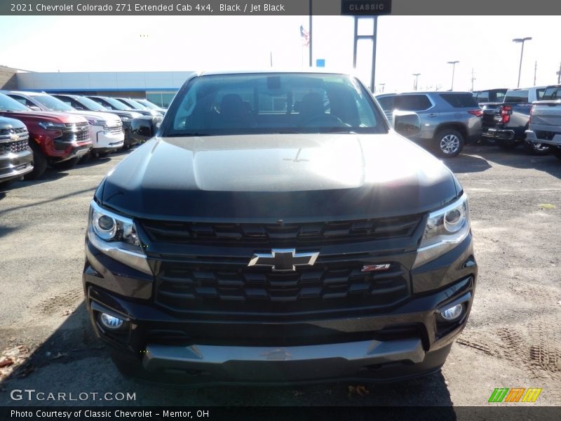 Black / Jet Black 2021 Chevrolet Colorado Z71 Extended Cab 4x4