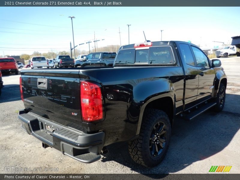 Black / Jet Black 2021 Chevrolet Colorado Z71 Extended Cab 4x4