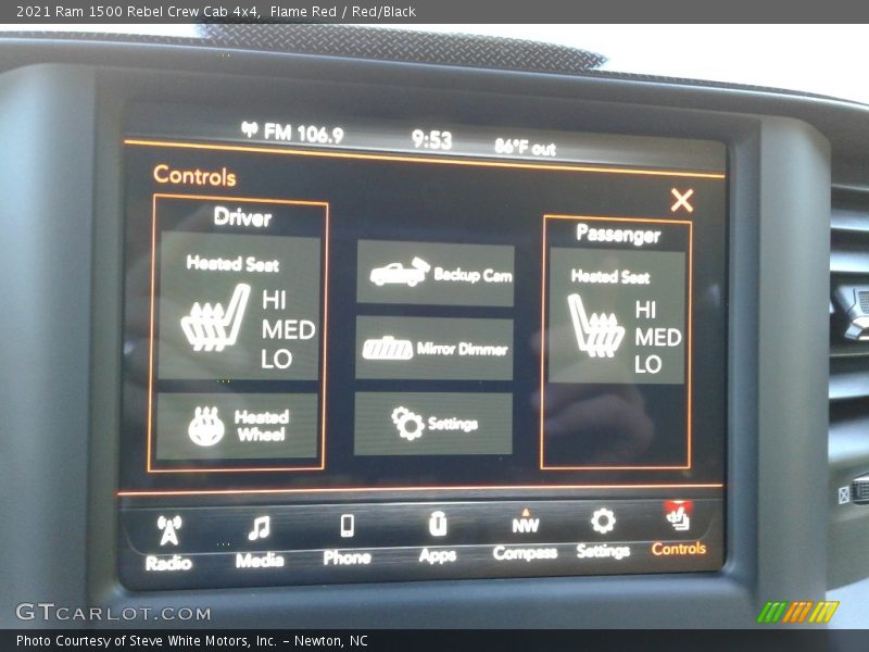 Flame Red / Red/Black 2021 Ram 1500 Rebel Crew Cab 4x4