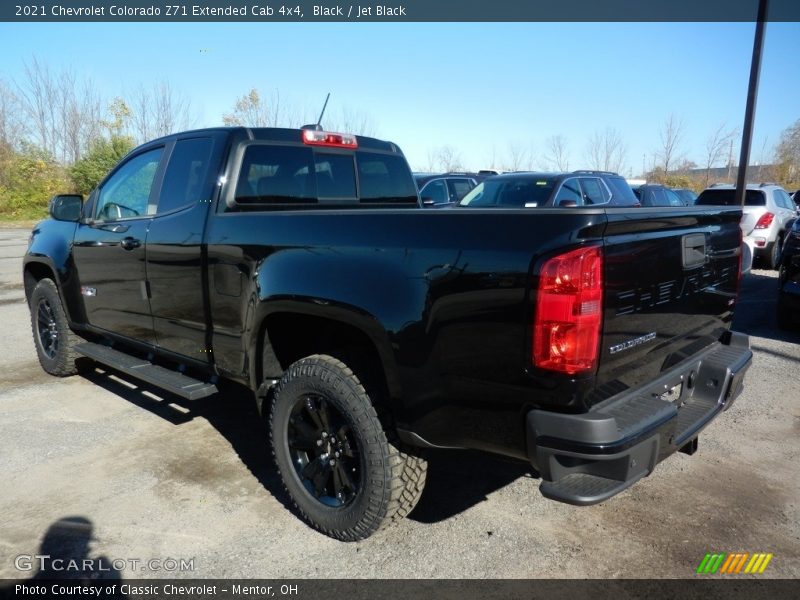 Black / Jet Black 2021 Chevrolet Colorado Z71 Extended Cab 4x4