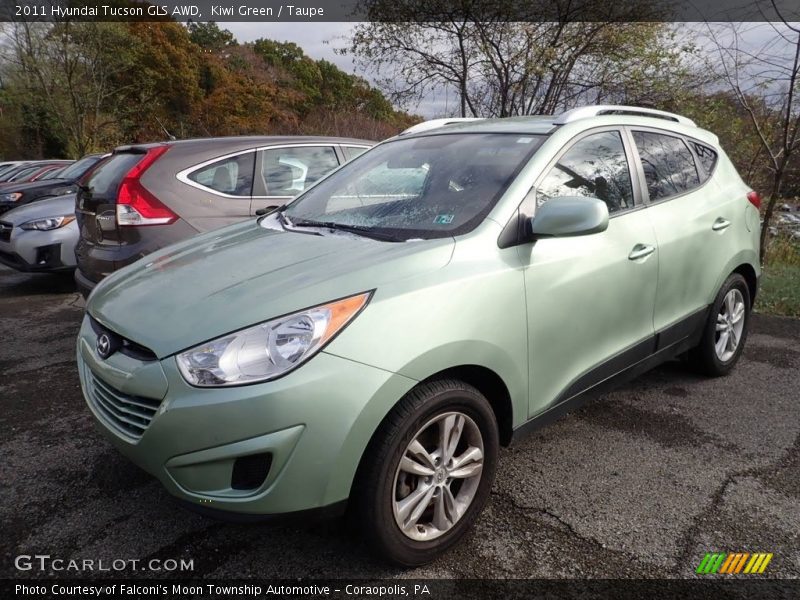 Kiwi Green / Taupe 2011 Hyundai Tucson GLS AWD