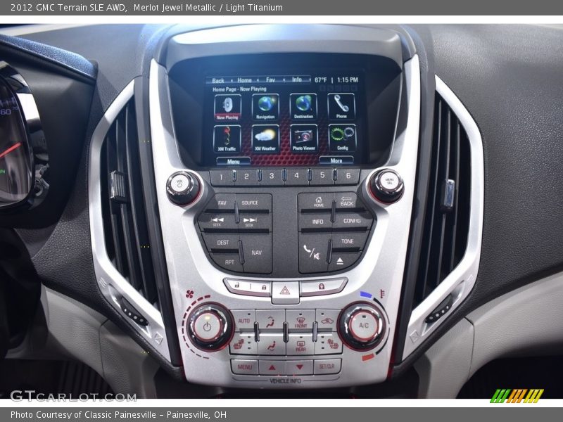 Merlot Jewel Metallic / Light Titanium 2012 GMC Terrain SLE AWD