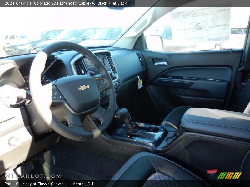Black / Jet Black 2021 Chevrolet Colorado Z71 Extended Cab 4x4