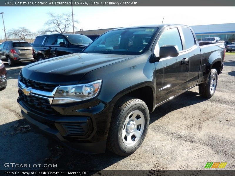Black / Jet Black/­Dark Ash 2021 Chevrolet Colorado WT Extended Cab 4x4
