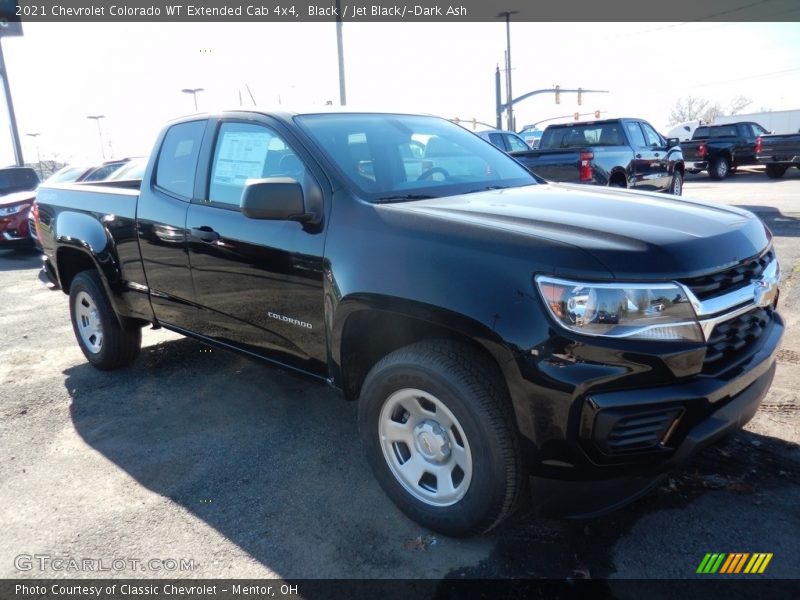 Black / Jet Black/­Dark Ash 2021 Chevrolet Colorado WT Extended Cab 4x4