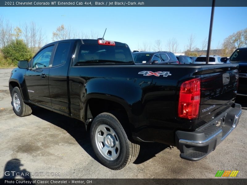 Black / Jet Black/­Dark Ash 2021 Chevrolet Colorado WT Extended Cab 4x4