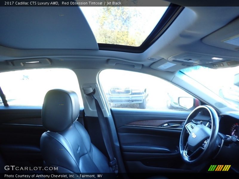 Red Obsession Tintcoat / Jet Black 2017 Cadillac CTS Luxury AWD