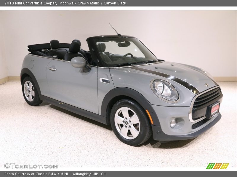Moonwalk Grey Metallic / Carbon Black 2018 Mini Convertible Cooper