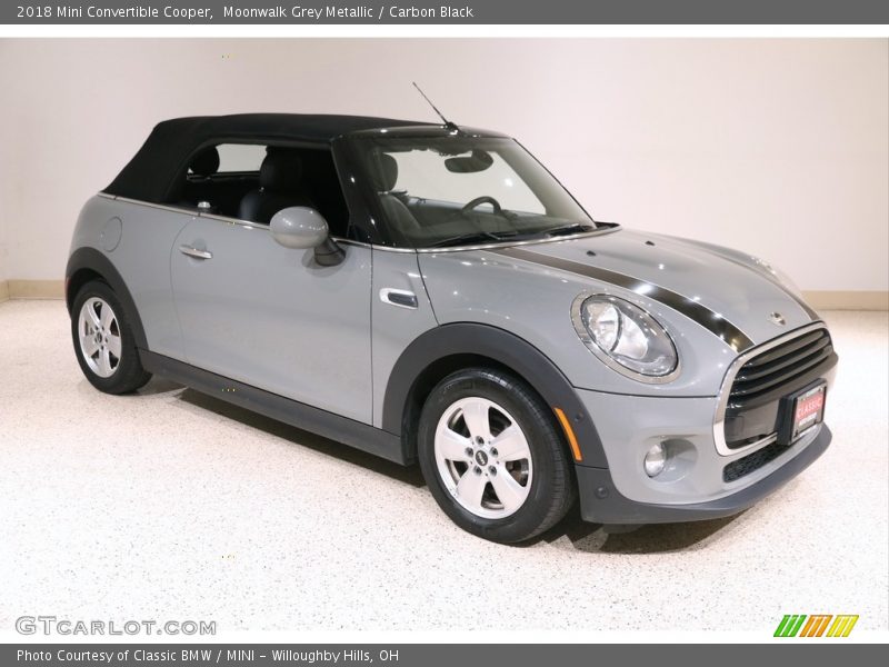 Moonwalk Grey Metallic / Carbon Black 2018 Mini Convertible Cooper