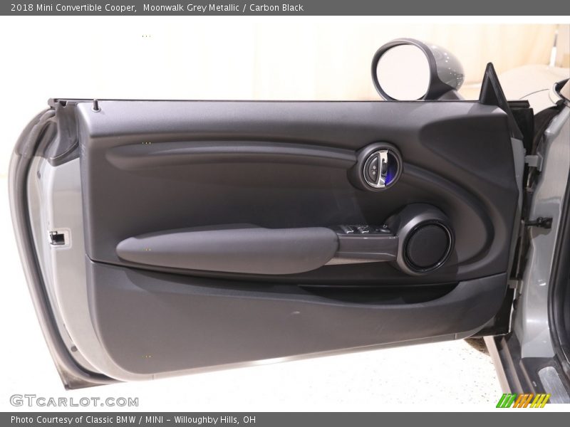 Moonwalk Grey Metallic / Carbon Black 2018 Mini Convertible Cooper