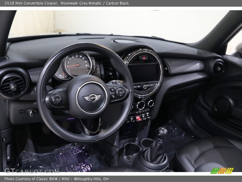 Dashboard of 2018 Convertible Cooper