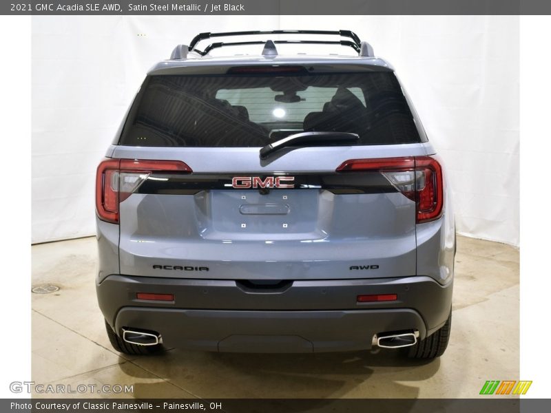 Satin Steel Metallic / Jet Black 2021 GMC Acadia SLE AWD