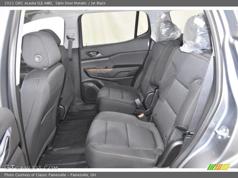 Satin Steel Metallic / Jet Black 2021 GMC Acadia SLE AWD