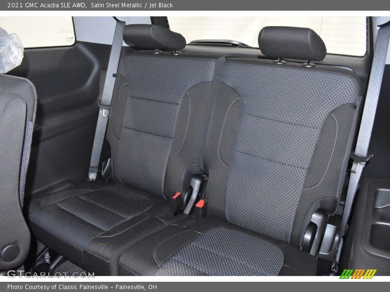 Satin Steel Metallic / Jet Black 2021 GMC Acadia SLE AWD