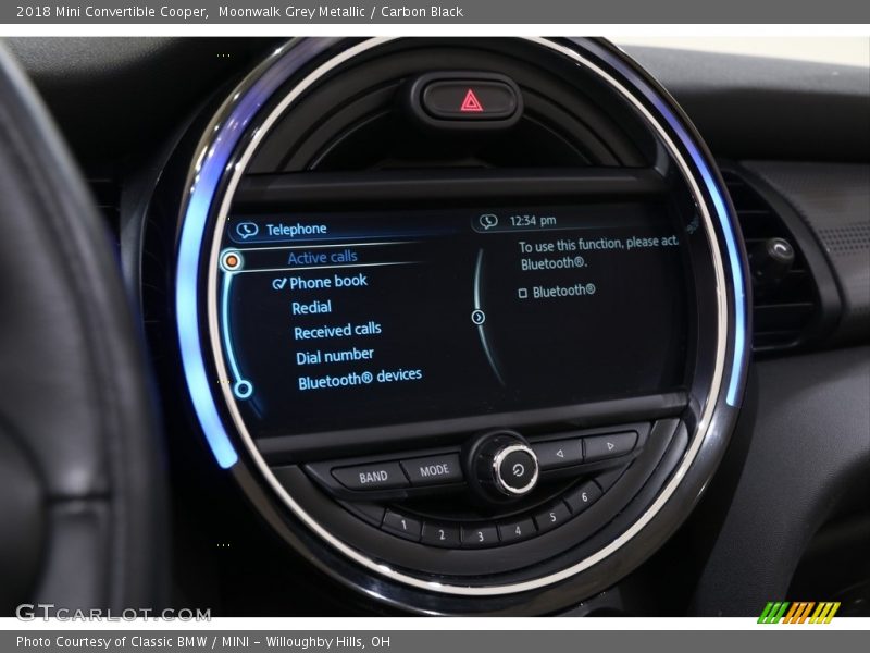 Moonwalk Grey Metallic / Carbon Black 2018 Mini Convertible Cooper