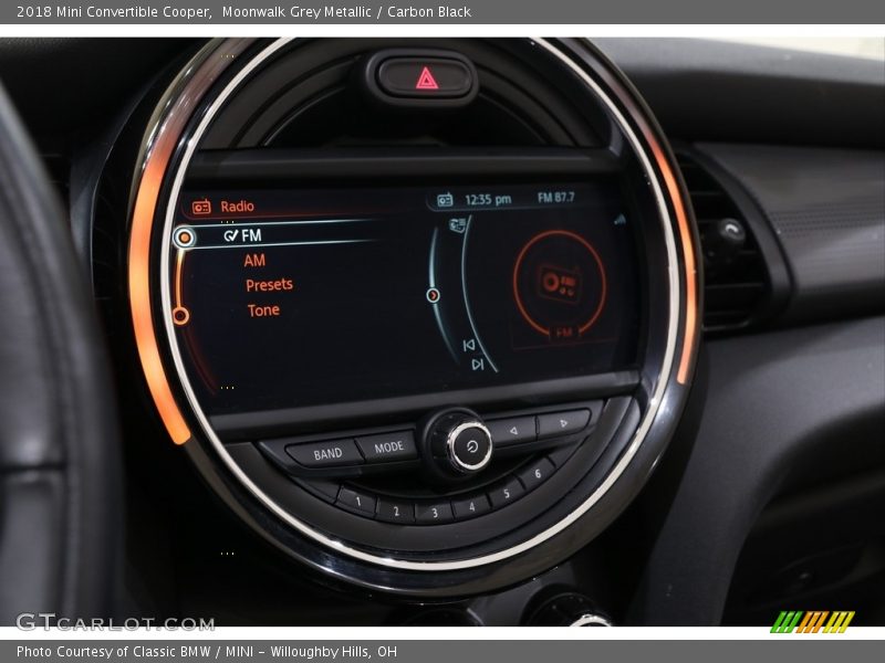 Moonwalk Grey Metallic / Carbon Black 2018 Mini Convertible Cooper