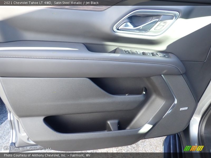 Satin Steel Metallic / Jet Black 2021 Chevrolet Tahoe LT 4WD