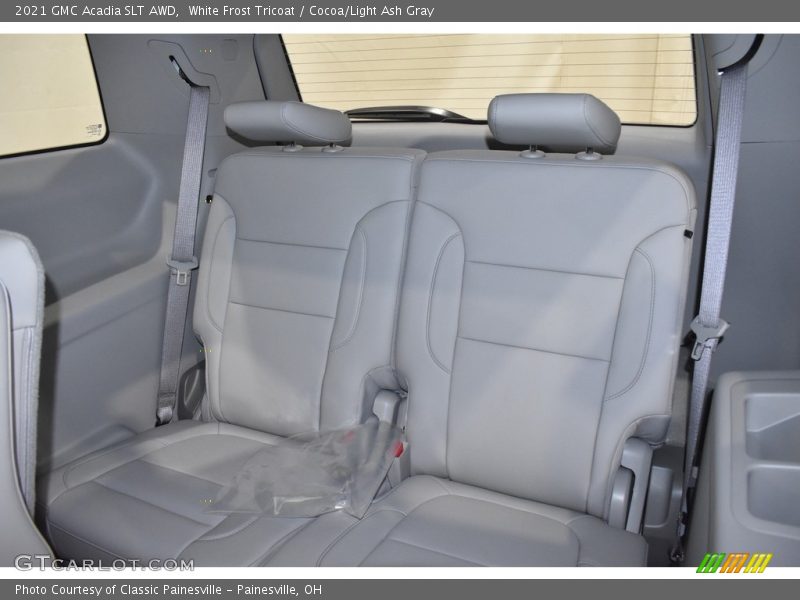 White Frost Tricoat / Cocoa/Light Ash Gray 2021 GMC Acadia SLT AWD