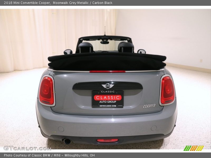 Moonwalk Grey Metallic / Carbon Black 2018 Mini Convertible Cooper