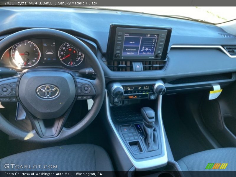 Silver Sky Metallic / Black 2021 Toyota RAV4 LE AWD