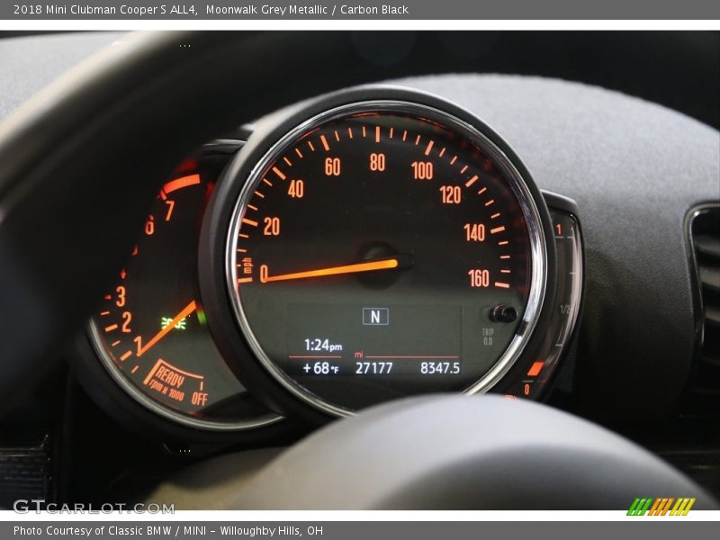 Moonwalk Grey Metallic / Carbon Black 2018 Mini Clubman Cooper S ALL4