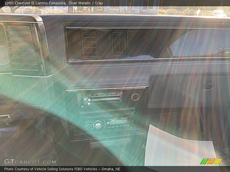 Silver Metallic / Gray 1986 Chevrolet El Camino Conquista