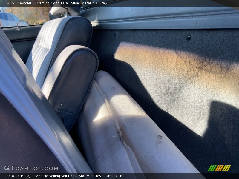 Silver Metallic / Gray 1986 Chevrolet El Camino Conquista