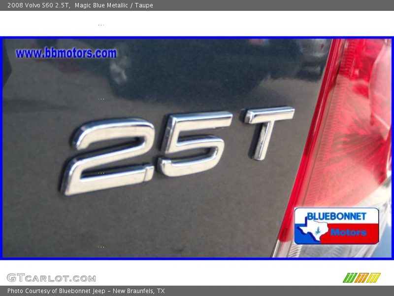 Magic Blue Metallic / Taupe 2008 Volvo S60 2.5T