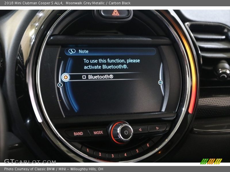 Moonwalk Grey Metallic / Carbon Black 2018 Mini Clubman Cooper S ALL4
