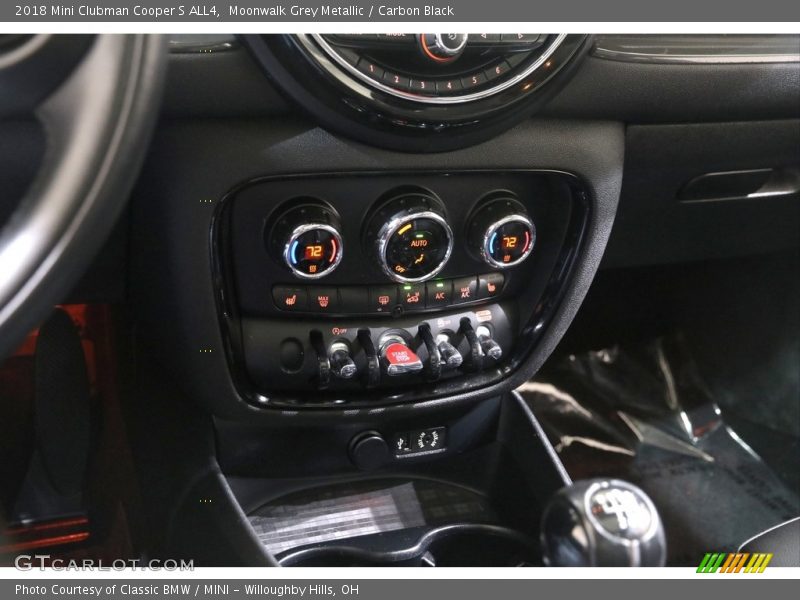 Moonwalk Grey Metallic / Carbon Black 2018 Mini Clubman Cooper S ALL4