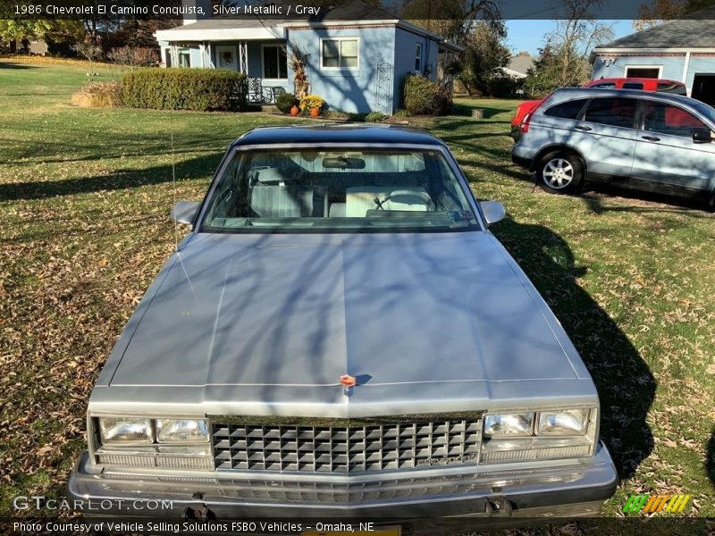  1986 El Camino Conquista Silver Metallic