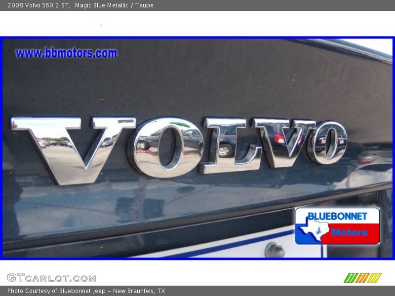Magic Blue Metallic / Taupe 2008 Volvo S60 2.5T