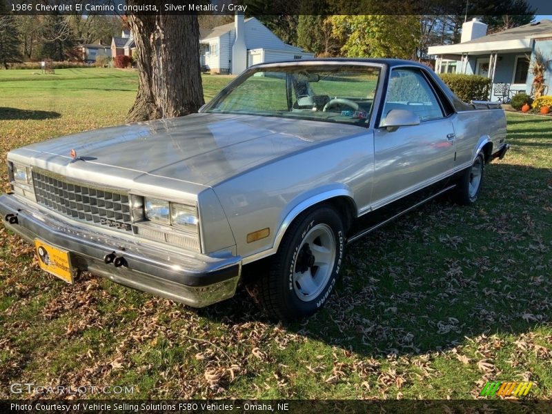  1986 El Camino Conquista Silver Metallic